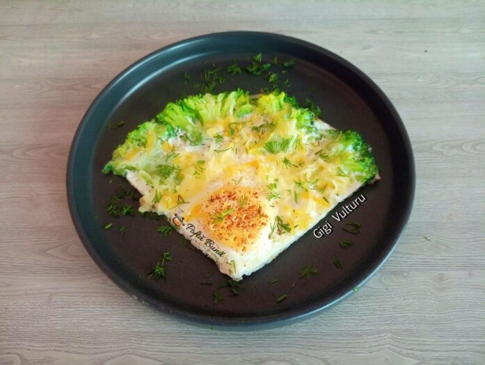 broccoli cu albusuri si mozzarella reteta 1 697x525 - Broccoli cu albusuri si mozzarella