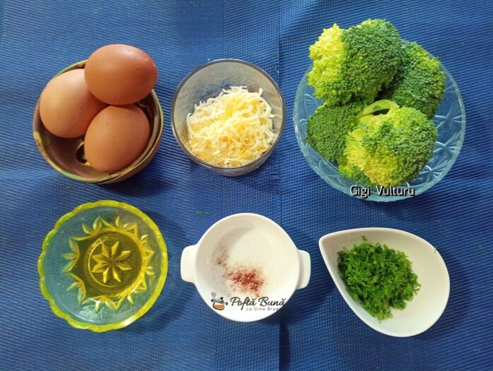 Broccoli cu albusuri si mozzarella