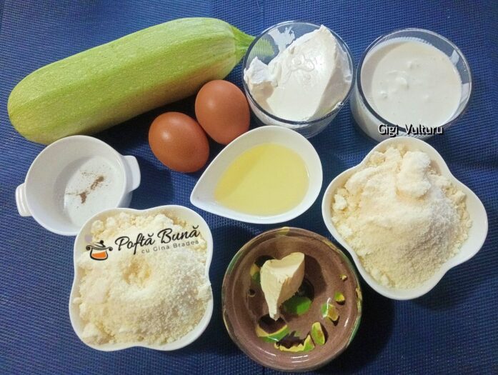 Budincă de dovlecei cu sos de parmezan budinca de dovlecei cu sos de parmezan reteta gina bradea 5 697x525 - Budincă de dovlecei cu sos de parmezan