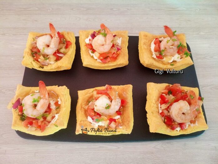 Foietaj cu creveti Foietaj cu creveti