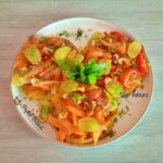 Țelină cu ardei, ceapă și morcovi