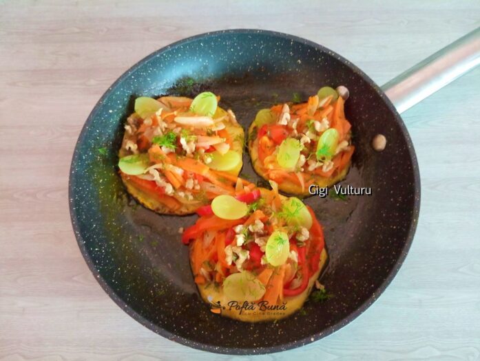 Țelină cu ardei, ceapă și morcovi