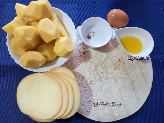 Lipii cu piure de cartofi și cașcaval afumat