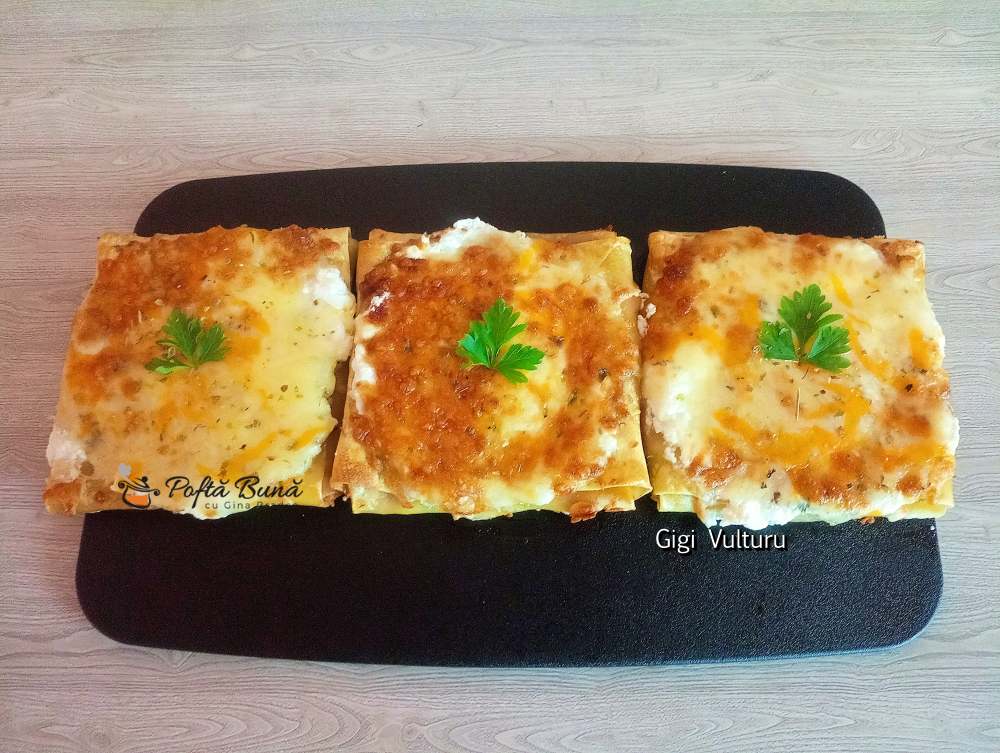Lasagna pockets &ndash; mini porții de lasagna