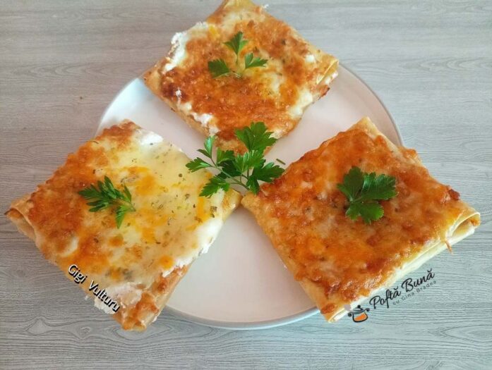 Lasagna pockets sau mini porții de lasagna