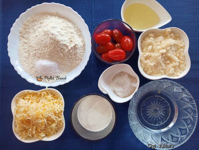 Ingrediente pentru pizza la air fryer