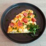 Pizza din lipii fâșii la tigaie
