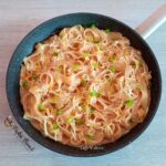Tagliatelle cu sos de brânză și smântână