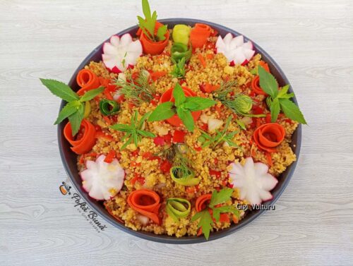 Aperitiv festiv cu couscous și legume