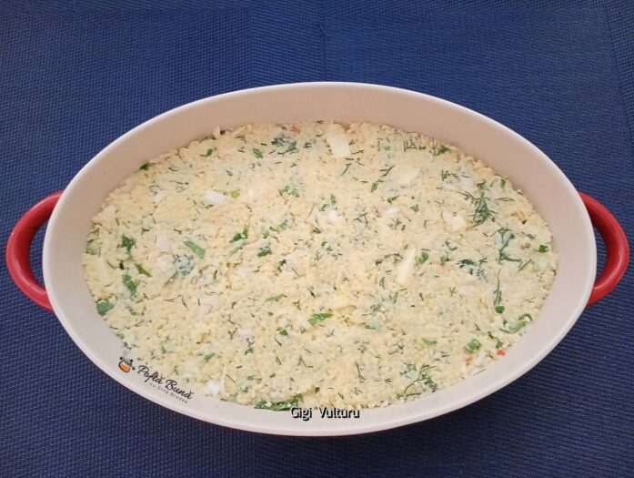 Mod de preparare pentru budinca de couscous