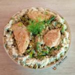 Piept de pui cu smântână și fasole verde