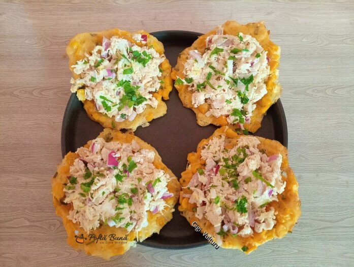 Wrap din boabe de porumb și piept de pui