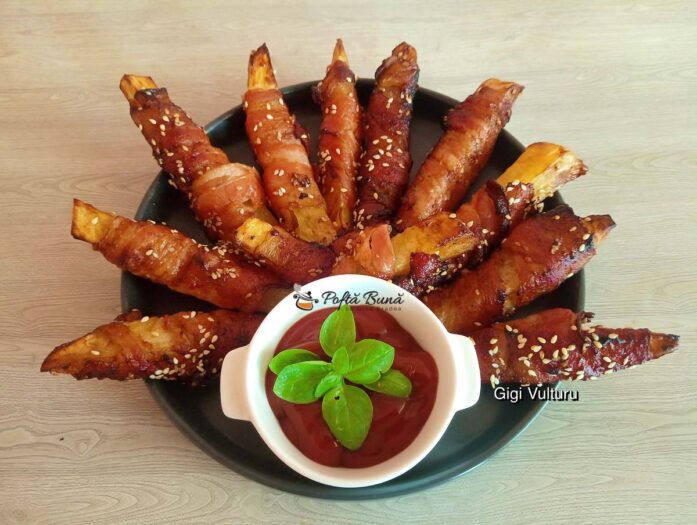Crispy din cartofi cu bacon