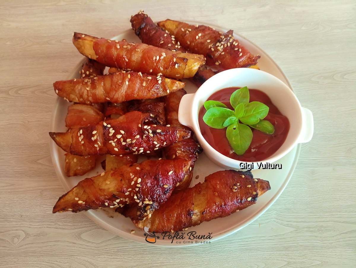 Crispy din cartofi cu bacon