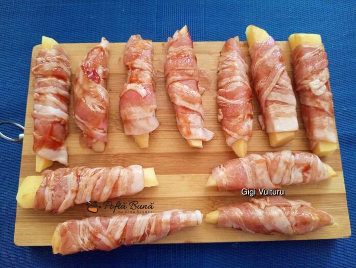 Crispy din cartofi cu bacon - mod de preparare