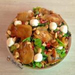Salată cu pere caramelizate și mozzarella